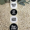 Sticker mix zwart wit