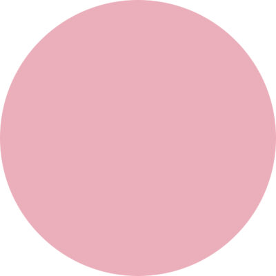 Forex of Dibond blanco muurcirkel Blush Roze