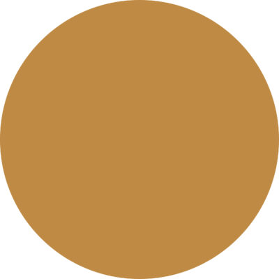 Forex of Dibond blanco muurcirkel caramel