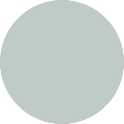 Forex of Dibond blanco muurcirkel Celadon Mint