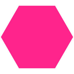 Blanco Hexagon Forex Dibond Framboos