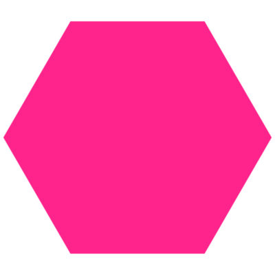 Blanco Hexagon Forex Dibond Framboos
