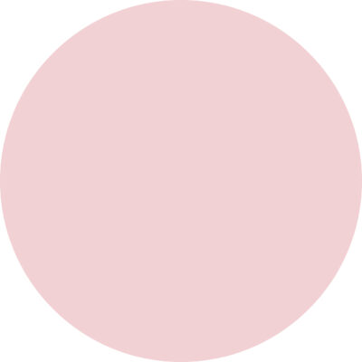 Forex of Dibond blanco muurcirkel Lelie Roze