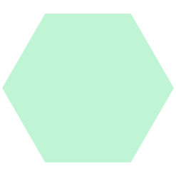 Blanco Hexagons