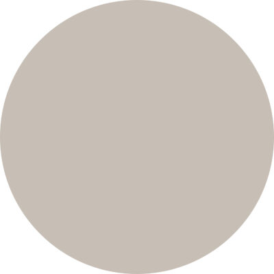 Forex of Dibond blanco muurcirkel Urban Taupe