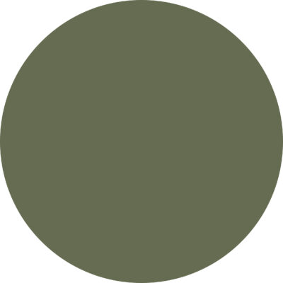 Forex of Dibond blanco muurcirkel Mos groen