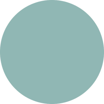 Forex of Dibond blanco muurcirkel Vintage Blue