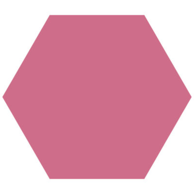 Blanco Hexagon Forex Dibond zalm roze