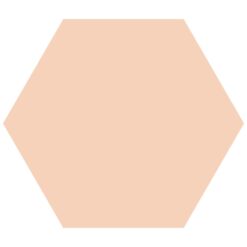 Hexagon Pastel Peach