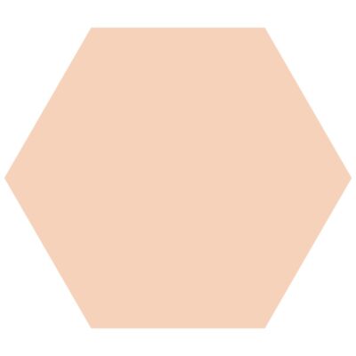 Hexagon Pastel Peach