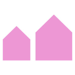 Blanco huisjes Blush Roze