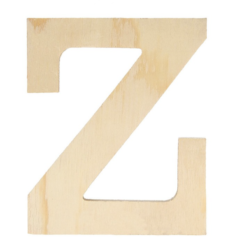 houten letter Z