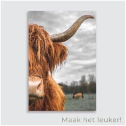 tuinposter aan de schutting - tuinposter met foto