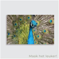 tuinposter aan de schutting - tuinposter met foto