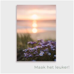 tuinposter aan de schutting - tuinposter met foto