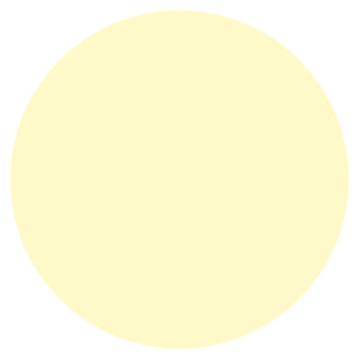 blanco muurcirkel pastel geel