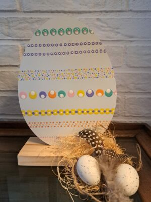 Dibond Paasei gestipt - Anja Stipt