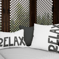 tuinkussens sfeer zwart