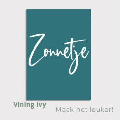 Tuinposter Zonnetje