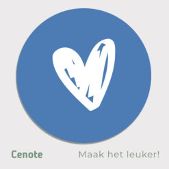 Muurcirkel tuin met hartje