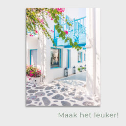 Tuinposter straatje