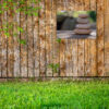 Tuinposter Stacked - een zen achtige sfeer met stenen