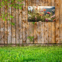 Tuinposter wild bloemenveld
