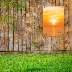 Tuinposter Zonsondergang
