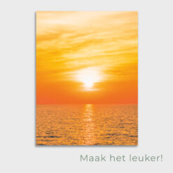 Tuinposter Zonsondergang