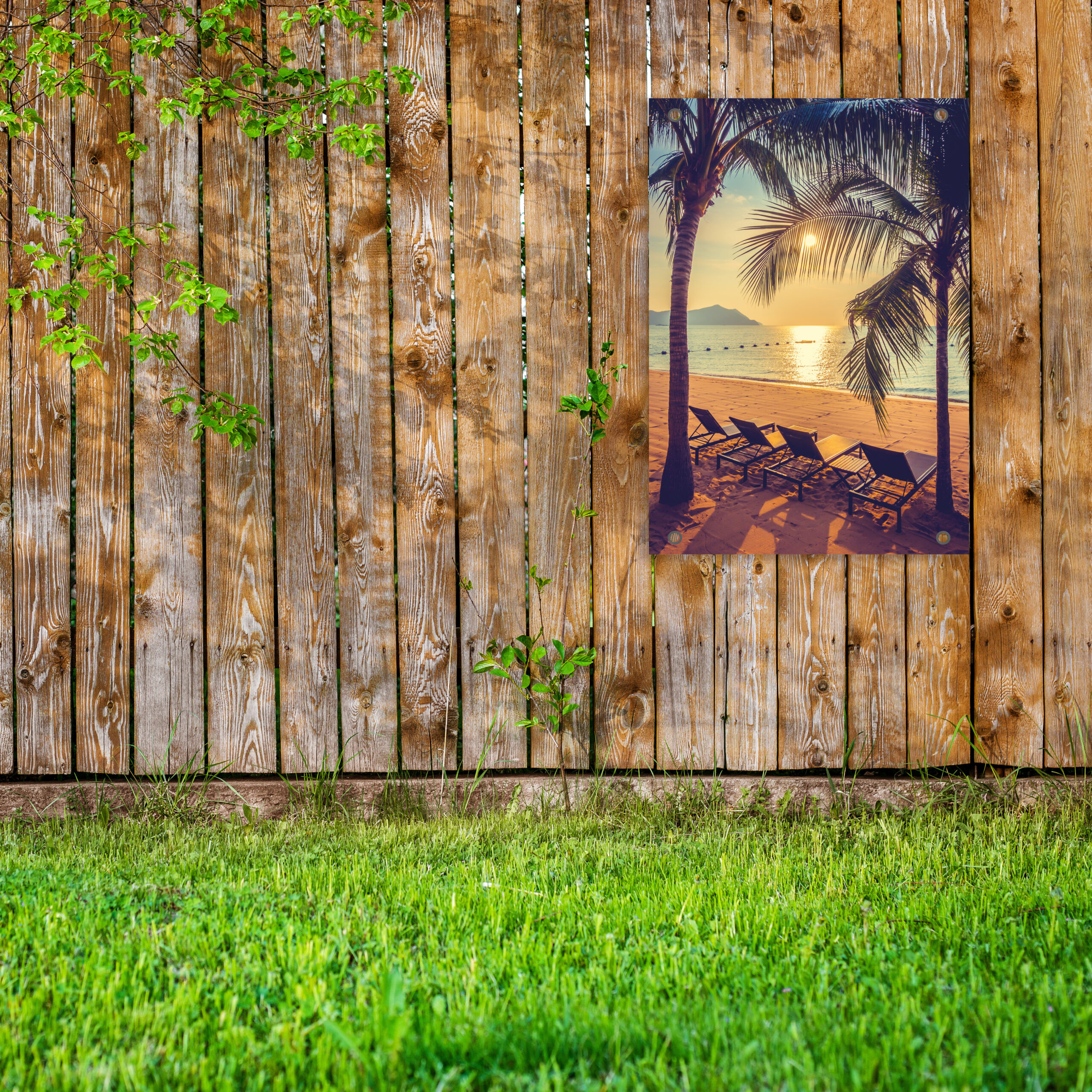Tuinposter Palmbeach
