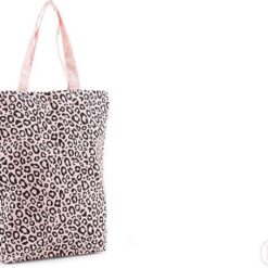 leopard shopper roze