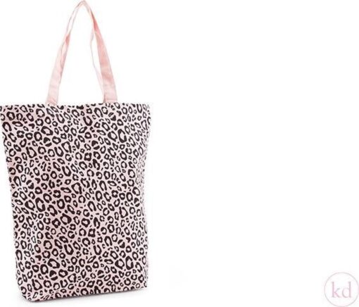 leopard shopper roze