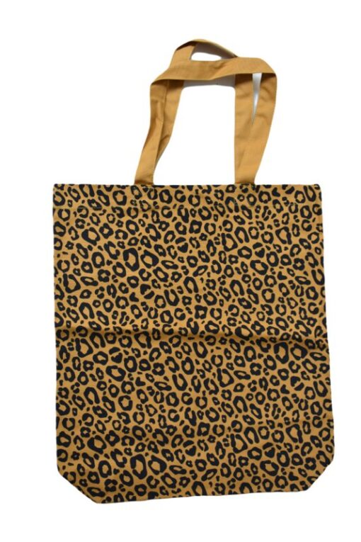 shopper leopard oker