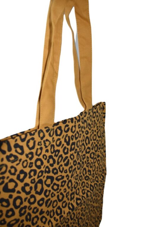shopper leopard oker