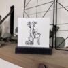 Forex tegeltje rendier kerst cadeautjes