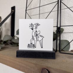 Forex tegeltje rendier kerst cadeautjes