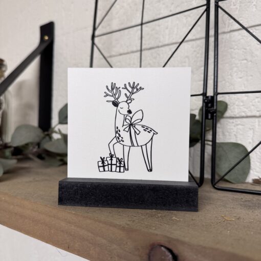 Forex tegeltje rendier kerst cadeautjes