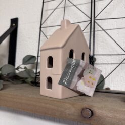 Decoratief huisje met led verlichting