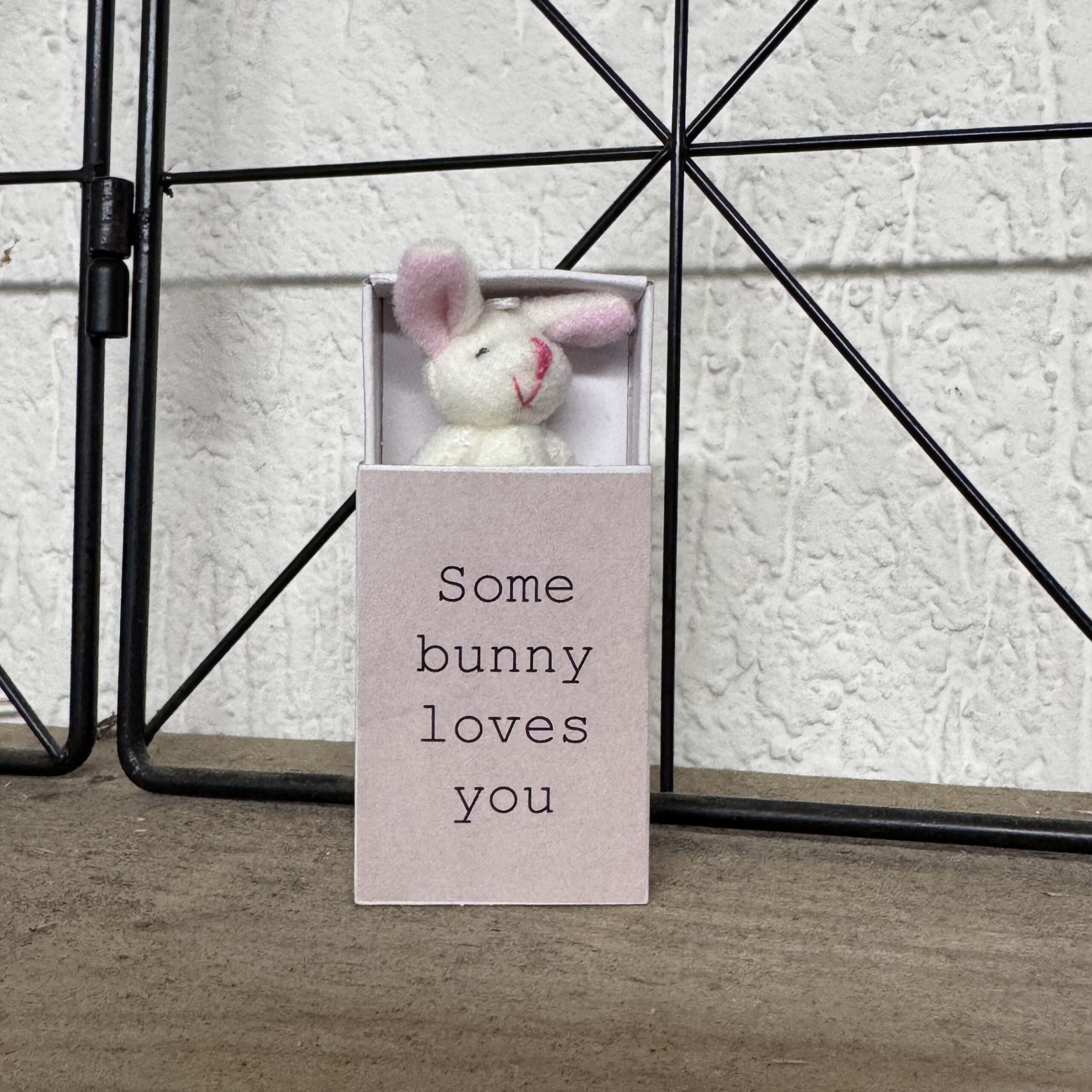 Konijntje in een doosje, brievenbus cadeautje