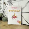 Ansichtkaart Happy Birthday Unicorn